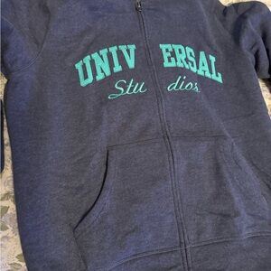 Universal Deep Blue Zip-Up Hoodie